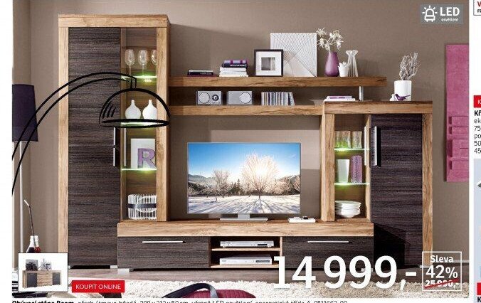 Obývací stěna Boom - ASKO akcniletaky.com