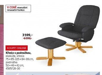 Křeslo s podnožkou - ASKO akcniletaky.com