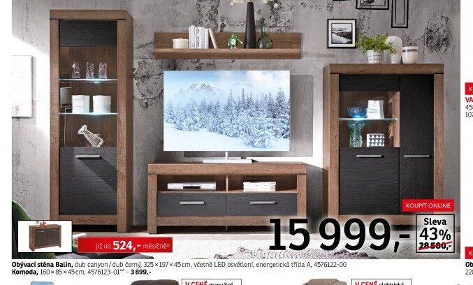 Obývací stěna Balin - ASKO akcniletaky.com