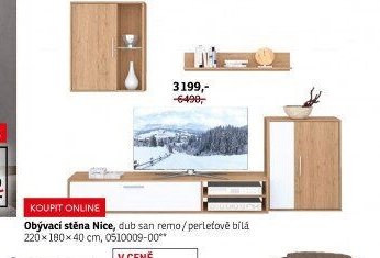 Obývací stěna Nice - ASKO akcniletaky.com