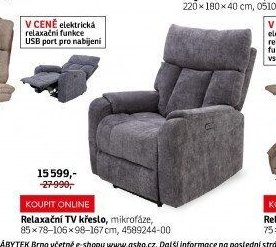 Relaxační TV křeslo - ASKO akcniletaky.com