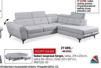 Sedací souprava Sergio - ASKO akcniletaky.com