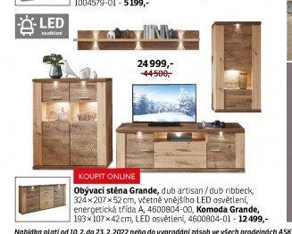Obývací stěna Grande - ASKO akcniletaky.com