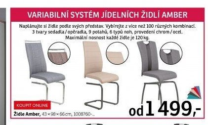 Variabilní systém jídelních židlí Amber - ASKO akcniletaky.com