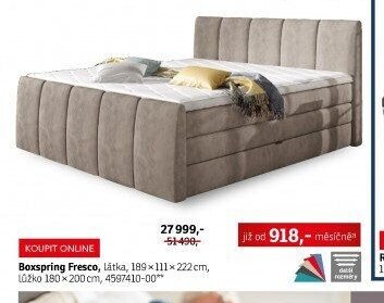 Boxspring Fresco - ASKO akcniletaky.com