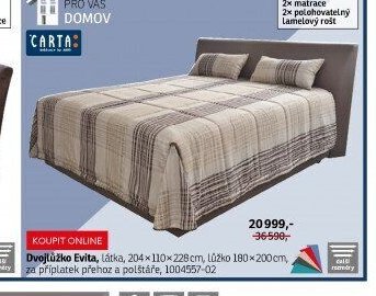 Dvojlůžko Evita - ASKO akcniletaky.com