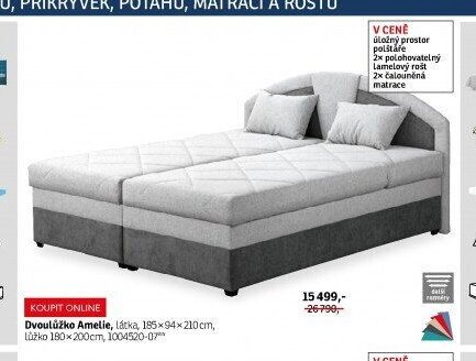 Dvoulůžko Amelie - ASKO akcniletaky.com