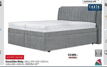 Dvoulůžko Misty - ASKO akcniletaky.com