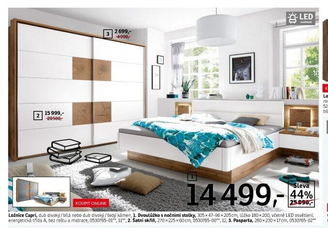 Ložnice Capri - ASKO akcniletaky.com