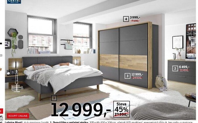 Ložnice Rivoli - ASKO akcniletaky.com