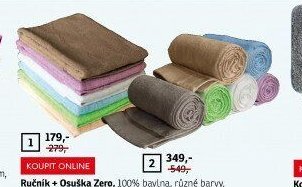 Ručník + Osuška Zero - ASKO akcniletaky.com