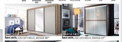 Šatní skříň Imperial 2.3 - ASKO akcniletaky.com