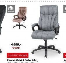 Kancelářské křeslo John, látka - ASKO akcniletaky.com