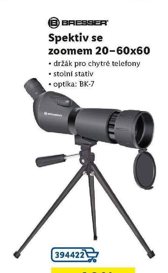 Bresser Spektiv se zoomem 20-60x60