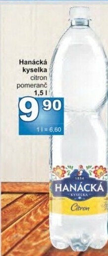 Ochucená voda Hanáckákyselka