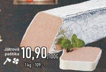 Paštika játrová cihla