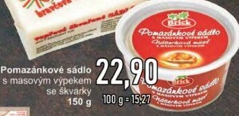 Pomazánkové sádlo Brick