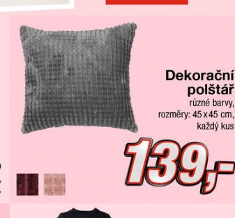 Dekorační polštář