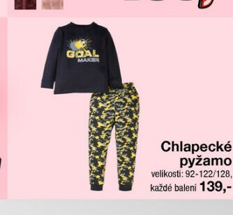 Chlapecké pyžamo