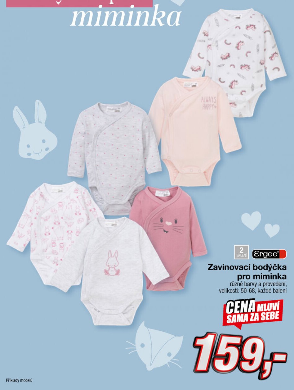 Zavinovací bodýčka pro miminka