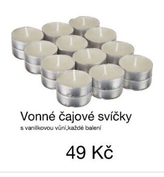 Vonné čajové svíčky