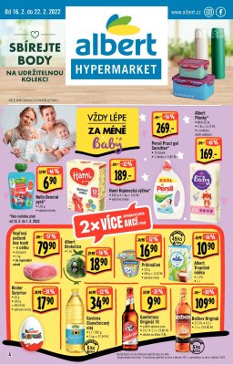 akční leták Albert 16.2.2022-22.2.2022