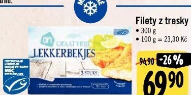 Filety z tresky obalované mražené Albert Heijn