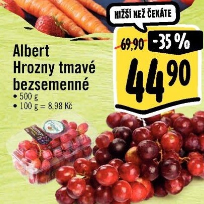 Hrozny tmavé bezsemenné Albert