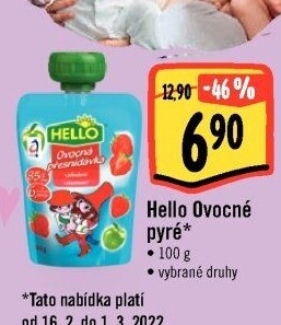 Ovocná kapsička Hello