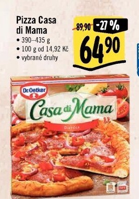 Pizza mražená Casa di Mama Dr. Oetker
