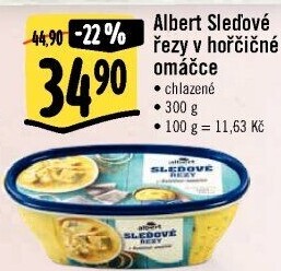 Sleď řezy v omáčce Albert