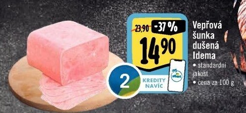 Šunka vepřová dušená standard Idema