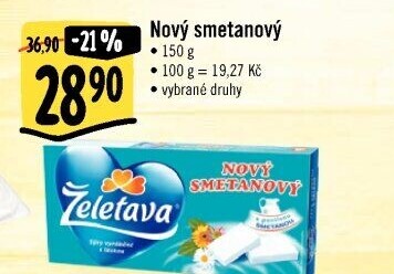 Sýr tavený Nový smetanový Želetava