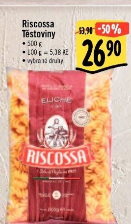 Těstoviny Riscossa