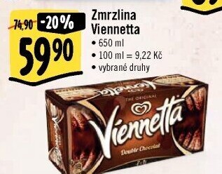 Zmrzlinová roláda Viennetta Algida