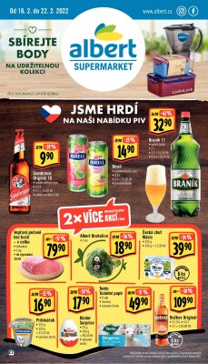 akční leták Albert 16.2.2022-22.2.2022