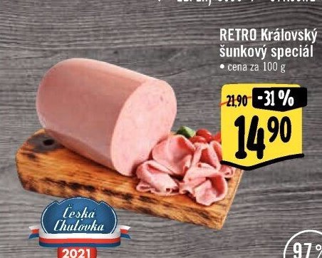 RETRO Královský šunkový speciál