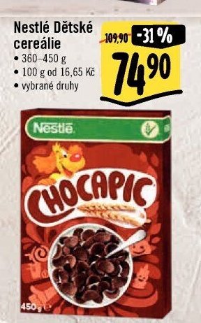 Nestlé Dětské cereálie