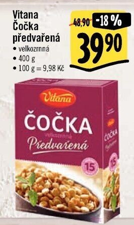 Čočka předvařená Vitana