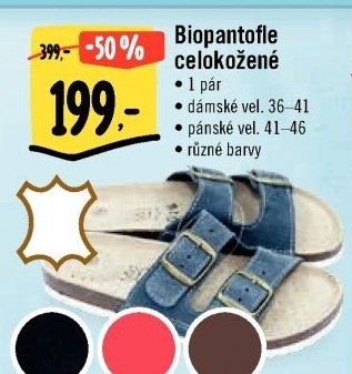 Dámské biopantofle