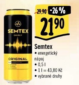 Energetický nápoj Semtex