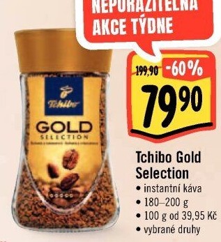 Instantní káva Tchibo Gold Selection