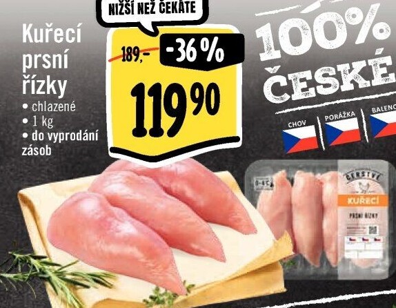 Kuřecí prsní řízky Albert