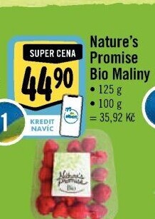 Maliny bio Nature'