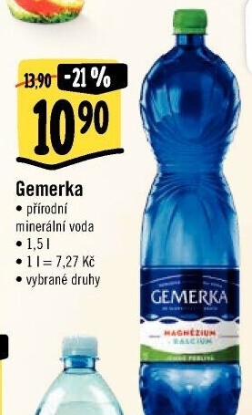 Minerální voda Gemerka