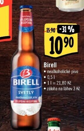 Nealkoholické pivo Birell
