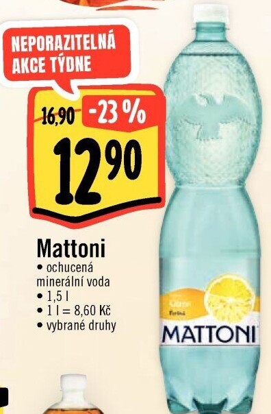 Ochucená voda Mattoni