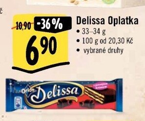 Oplatky celomáčené Delissa Orion