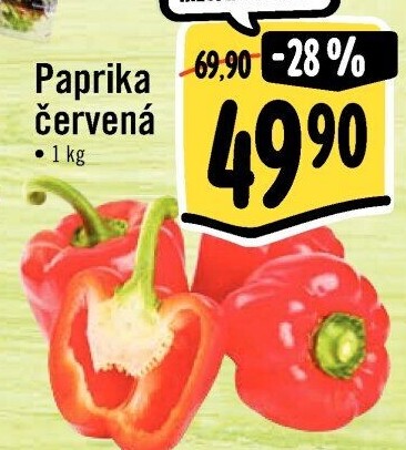 Paprika červená