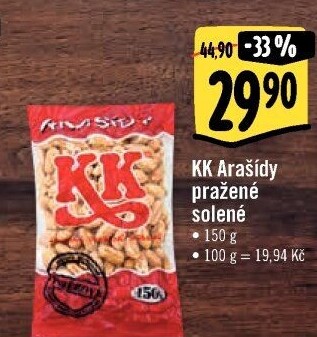 Pražené arašídy KK
